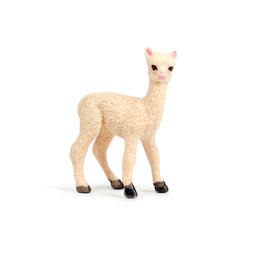 Juego de figuritas de ciervo de alce de simulación, juguete de Cervatillo de cola blanca, modelo de Animal del bosque, figuras familiares, juguetes Toppers de pastel