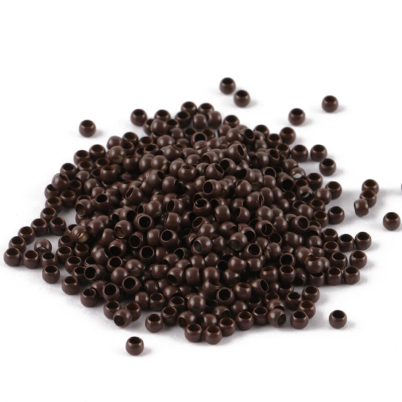 1000 piezas de nano anillos de 4,0 mm para extensión de cabello 13 #   color rubio
