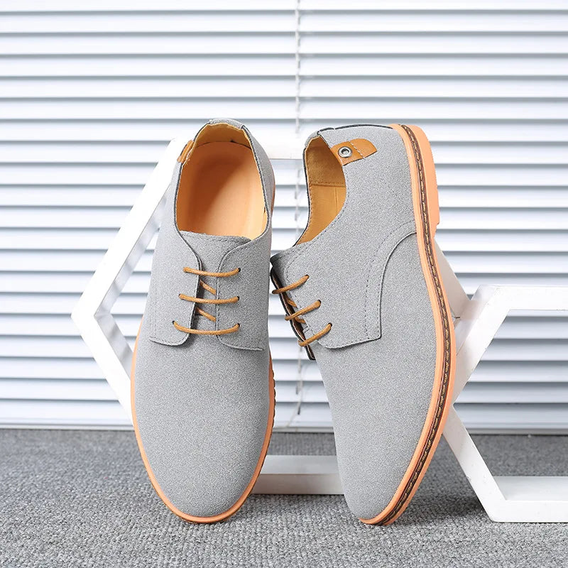 Nuevos zapatos de vestir para hombre, zapatos clásicos de cuero informales para hombres de negocios, zapatos Oxford italianos para hombres, zapatos planos negros, talla 46