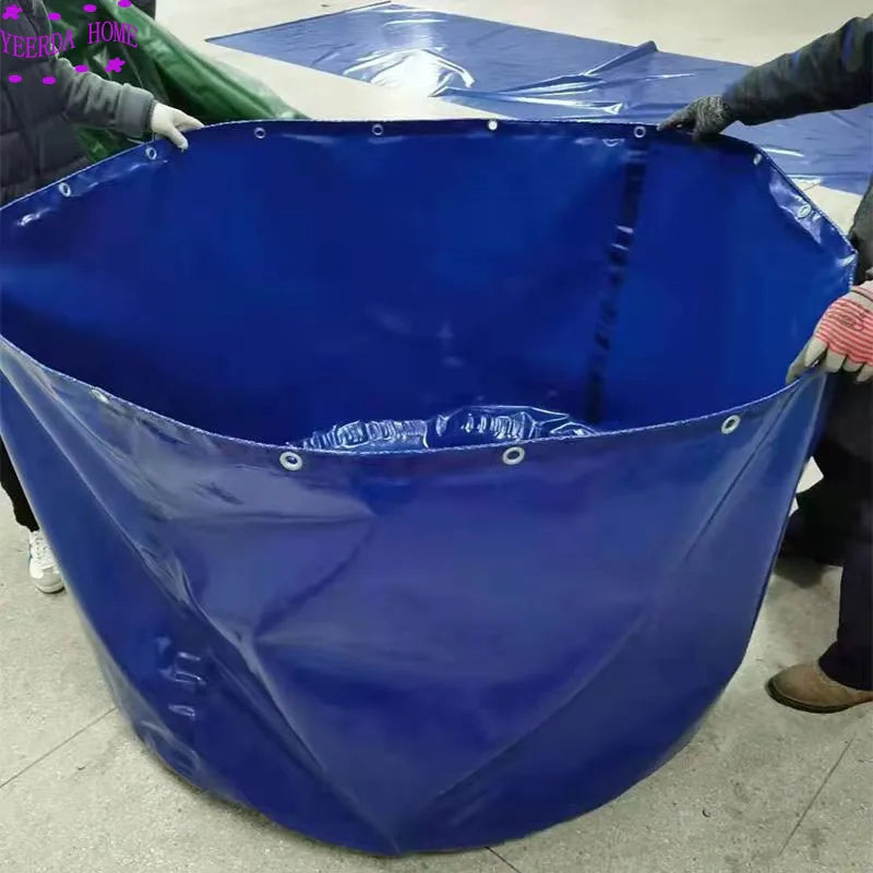 Tanque de lona de 3m de diámetro, estanque de cultivo de peces de Pvc grueso, depósito Circular, piscina puede personalizar el tamaño
