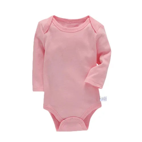 Lawadka-Body de algodón para recién nacidos, ropa de manga larga para las cuatro estaciones, ropa para bebés y niños, mono, peleles sólidos para bebés de 3 a 24M