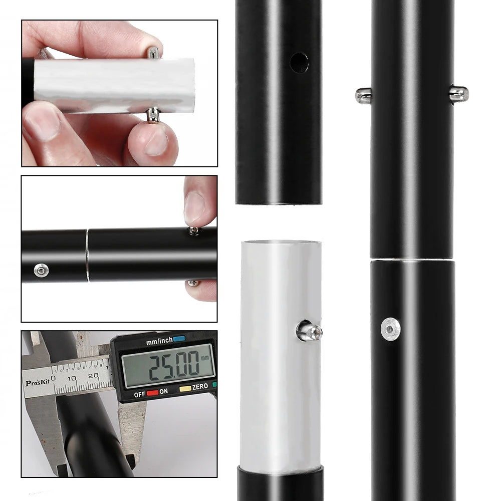 Soporte para Fondo Fotográfico SH, Sistema de Marco para Lienzo, con Estuche de Transporte, para Fotografía y Video en Estudio
