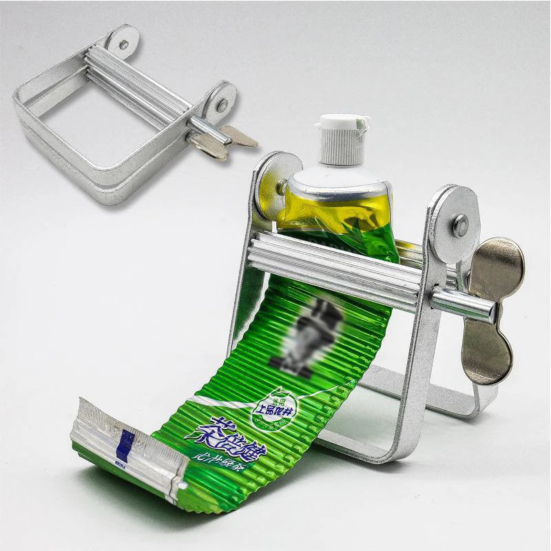Dispensador Manual de Pasta Dental Metálico, Soporte para Tubos de Pintura, Cosméticos y Cremas