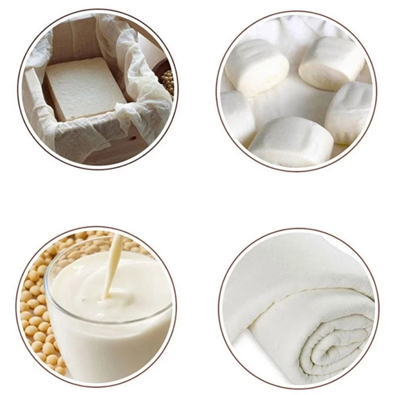 Paño de algodón multifuncional para repostería, filtro de Tofu, leche de soja, vino, utensilios de cocina, tapete para hornear, fermento, herramientas de pastelería