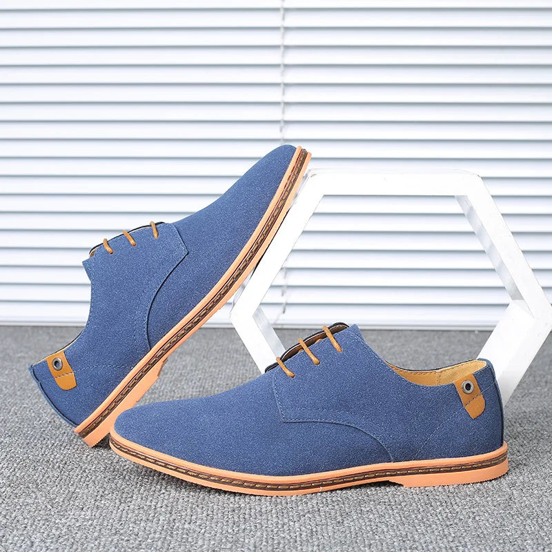 Nuevos zapatos de vestir para hombre, zapatos clásicos de cuero informales para hombres de negocios, zapatos Oxford italianos para hombres, zapatos planos negros, talla 46