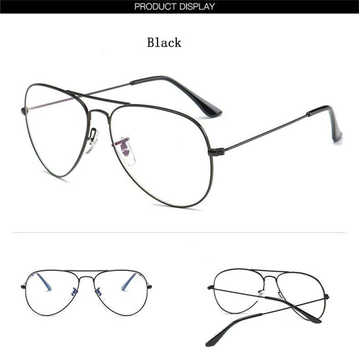 Gafas Retro antiluz azul con montura de ojo de gato de Metal, gafas para miopía para mujeres y hombres, gafas graduadas-1,0-1,5 a-6,0