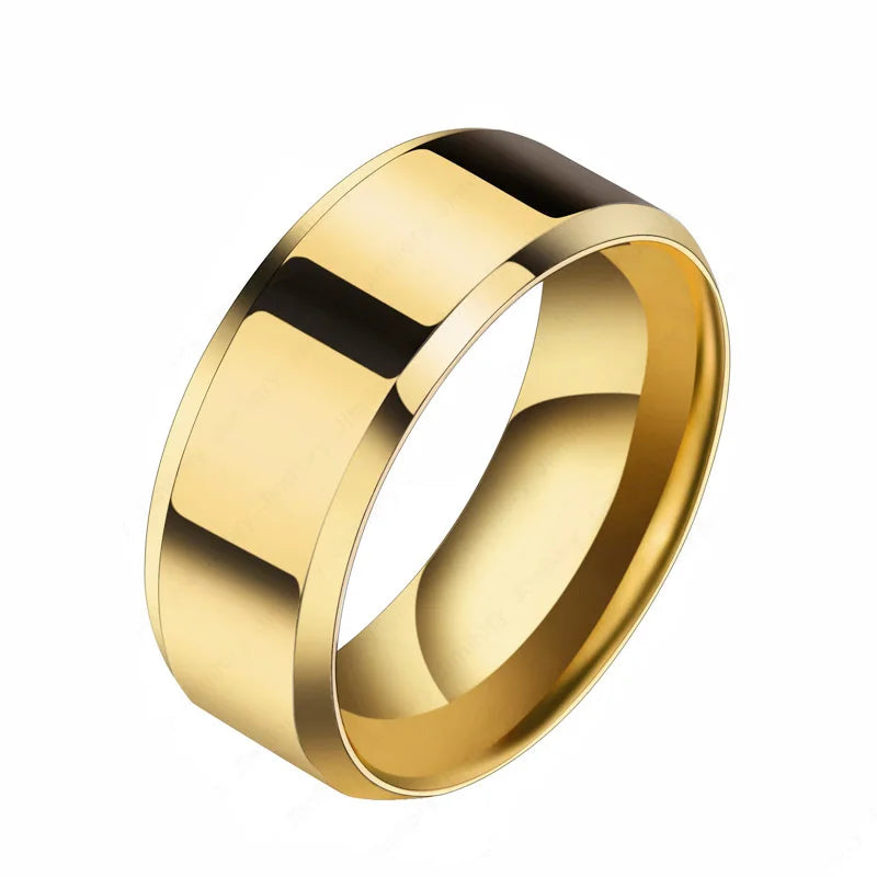 Anillos de boda Auxauxme con nombre personalizado, joyería personalizada con nombre grabado de acero inoxidable y fecha para mujeres y hombres, regalo de joyería de aniversario