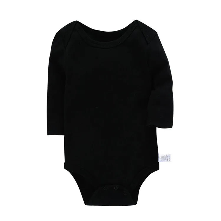 Lawadka-Body de algodón para recién nacidos, ropa de manga larga para las cuatro estaciones, ropa para bebés y niños, mono, peleles sólidos para bebés de 3 a 24M