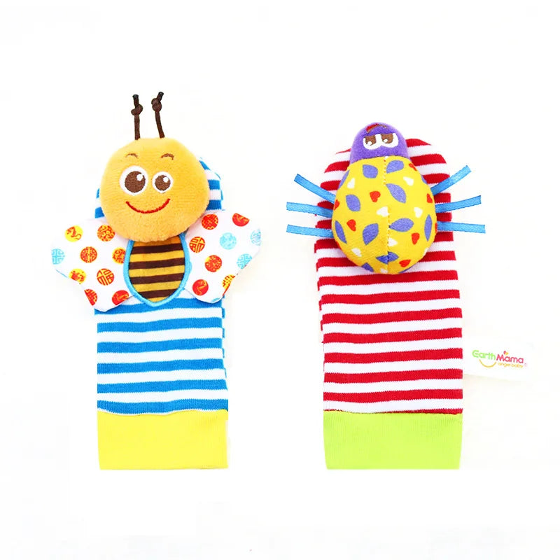 Juguetes de animales de peluche para bebés, sonajeros de muñeca, sonajeros para recién nacidos, juguetes para hacer sonidos, sonajero para bebés de 0 a 12 meses