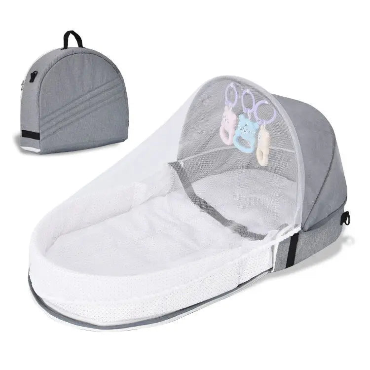 Nido de bebé de viaje multifunción, cuna portátil, plegable, para dormir, con Mosquito
