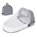 Nido de bebé de viaje multifunción, cuna portátil, plegable, para dormir, con Mosquito