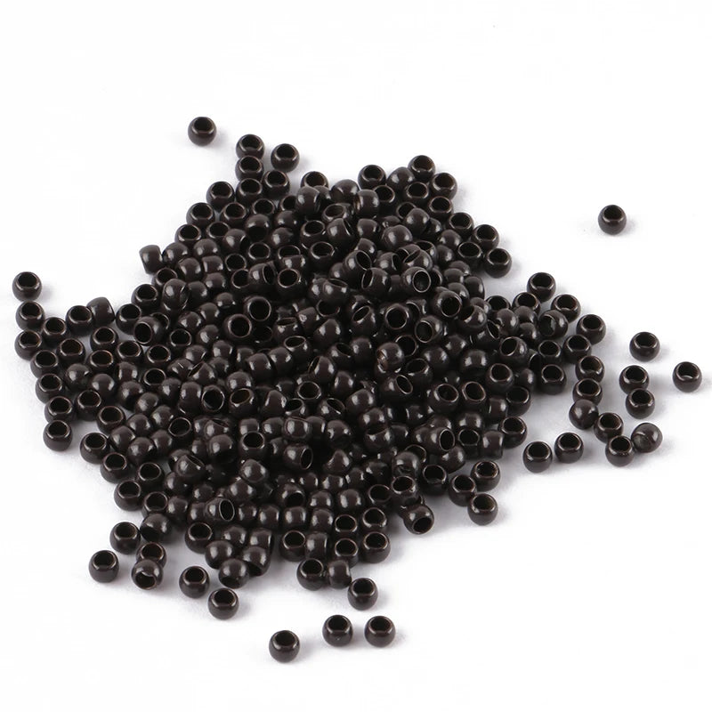 1000 piezas de nano anillos de 4,0 mm para extensión de cabello 13 #   color rubio