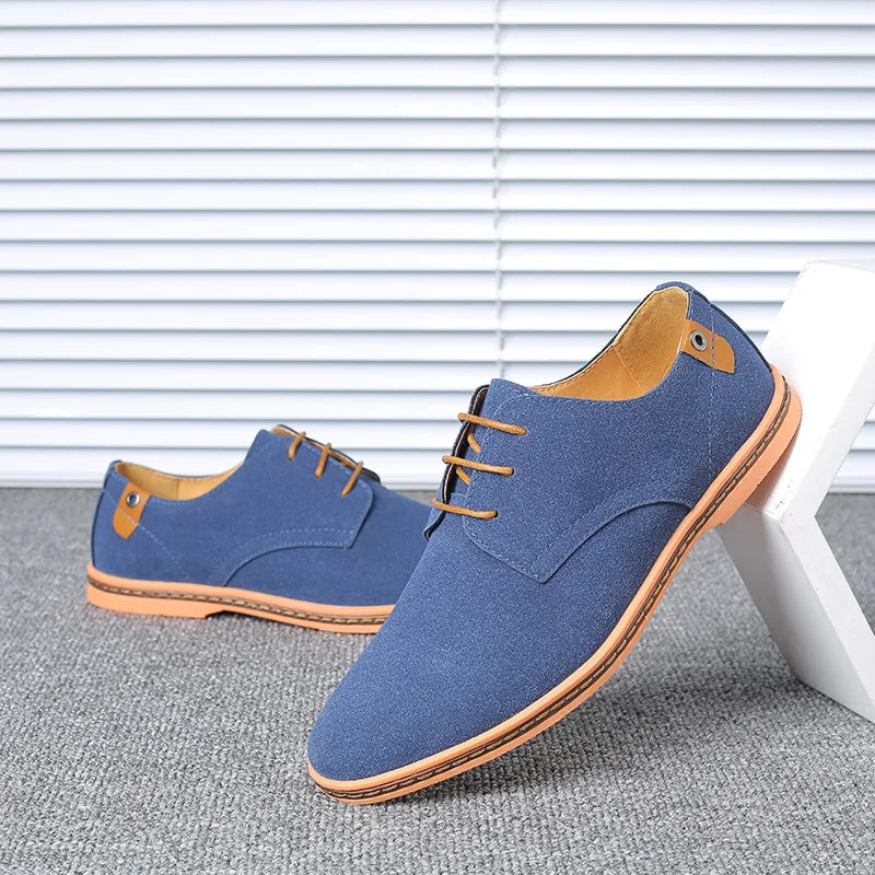 Nuevos zapatos de vestir para hombre, zapatos clásicos de cuero informales para hombres de negocios, zapatos Oxford italianos para hombres, zapatos planos negros, talla 46