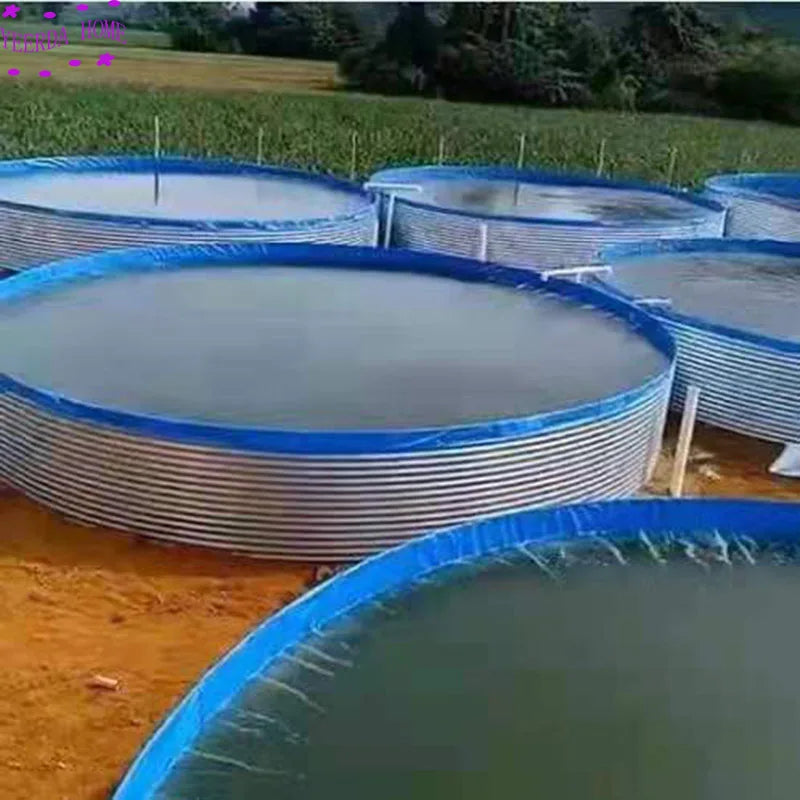 Tanque de lona de 3m de diámetro, estanque de cultivo de peces de Pvc grueso, depósito Circular, piscina puede personalizar el tamaño