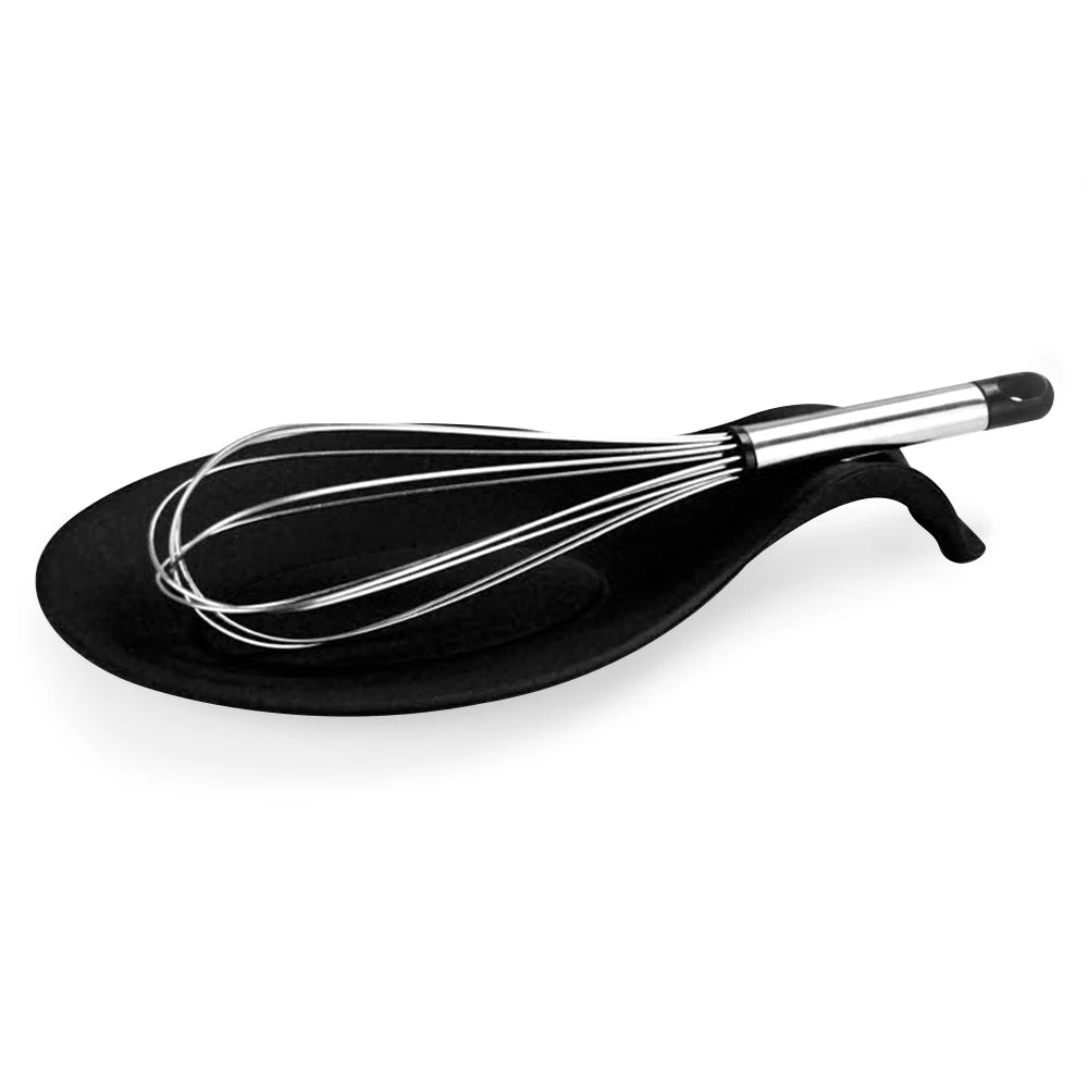 Estante de silicona resistente al calor para cuchara, bandeja para palillos, soporte para olla, organizador de estufa, utensilio, espátula, almohadilla para cuchara, herramienta de cocina, 1 unidad