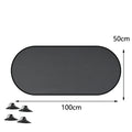 Parasol para coche protección UV plegable parasol para ventana trasera de coche 100x50cm visera de ventana trasera de malla Universal con ventosas