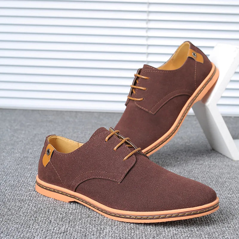 Nuevos zapatos de vestir para hombre, zapatos clásicos de cuero informales para hombres de negocios, zapatos Oxford italianos para hombres, zapatos planos negros, talla 46