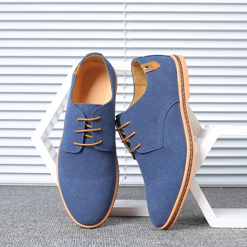 Nuevos zapatos de vestir para hombre, zapatos clásicos de cuero informales para hombres de negocios, zapatos Oxford italianos para hombres, zapatos planos negros, talla 46