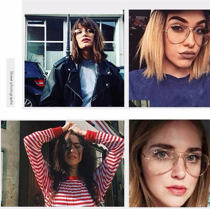 Gafas Retro antiluz azul con montura de ojo de gato de Metal, gafas para miopía para mujeres y hombres, gafas graduadas-1,0-1,5 a-6,0