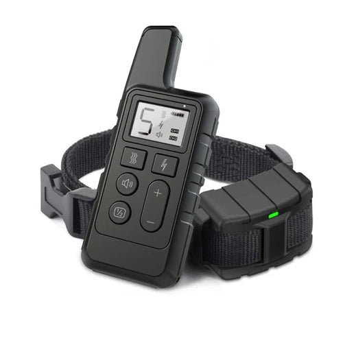 Collar de entrenamiento para perros, tapón de ladridos eléctrico portátil con Control remoto, dispositivo de Entrenamiento de mascotas impermeable con pitido de descarga, 1 ud.