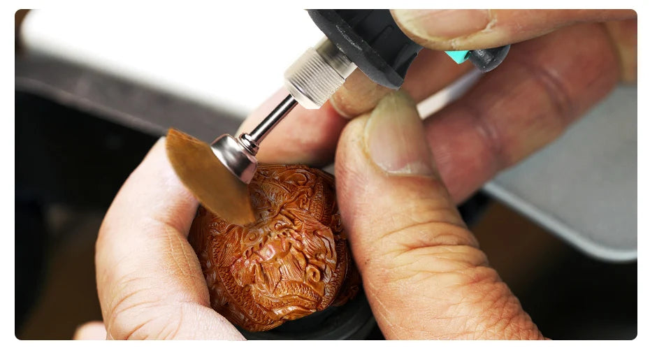 Tungfull-Mini taladro eléctrico, accesorios de brocas, herramientas de carpintería, velocidad Variable, herramienta rotativa eléctrica, Mini amoladora de taladro