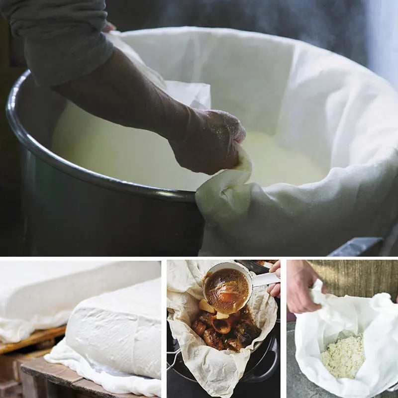 Paño de algodón multifuncional para repostería, filtro de Tofu, leche de soja, vino, utensilios de cocina, tapete para hornear, fermento, herramientas de pastelería