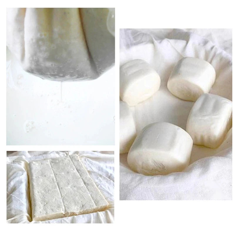 Paño de algodón multifuncional para repostería, filtro de Tofu, leche de soja, vino, utensilios de cocina, tapete para hornear, fermento, herramientas de pastelería