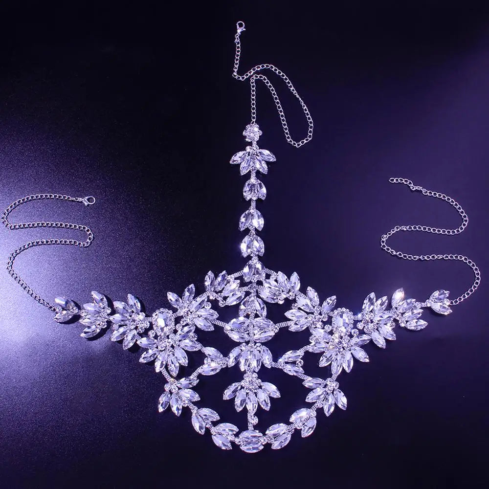 StoneFans máscara de diamantes de imitación de flores de cristal de fiesta de diseñador, joyería de Mascarada, máscara decorativa de lujo para diseño de cara, regalos para mujeres
