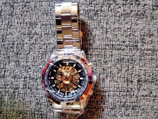 Forsining-Reloj de acero inoxidable 2021 para hombre, accesorio masculino de pulsera resistente al agua con esqueleto, de marca superior de lujo, transparente, deportivo