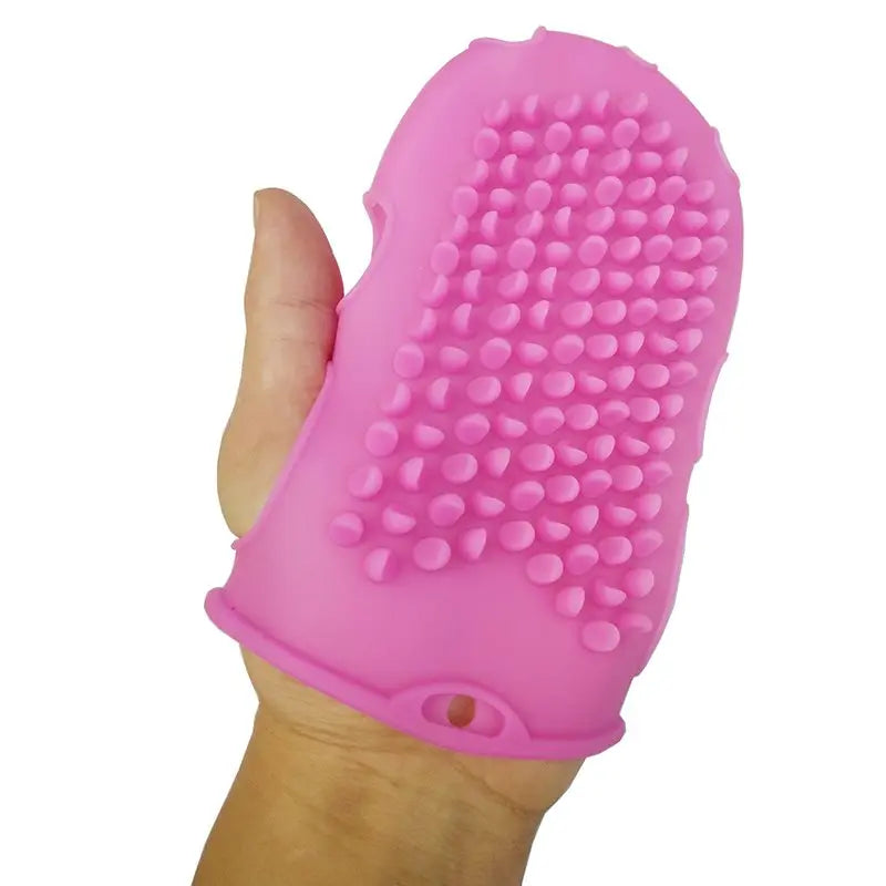 Cepillo de baño de masaje de piel de silicona para exfoliante corporal, guantes de ducha, toalla, masajeador, herramienta de baño, limpieza del estrés, relajación de la salud