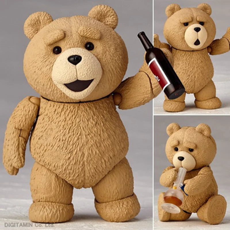 Adorno desmontable para salpicadero de coche, figura de Ted 2, accesorios de decoración de coche, juguete automático para película Ted, regalo de cumpleaños