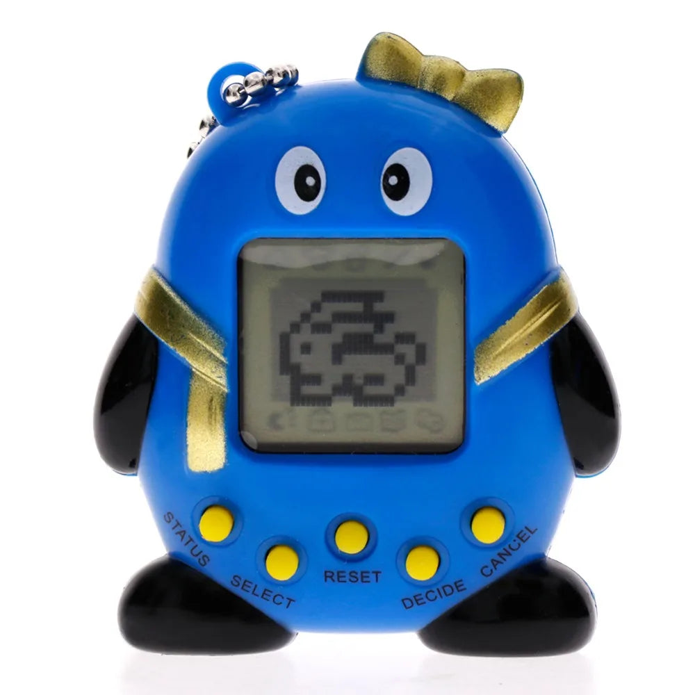 Pinguín creativo de Color aleatorio, Tamagotchi nostálgico de los años 90, mascotas electrónicas, 168 mascotas en uno, juguete cibernético Virtual para mascotas, regalos divertidos para niños