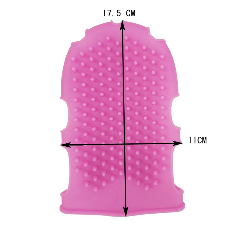 Cepillo de baño de masaje de piel de silicona para exfoliante corporal, guantes de ducha, toalla, masajeador, herramienta de baño, limpieza del estrés, relajación de la salud