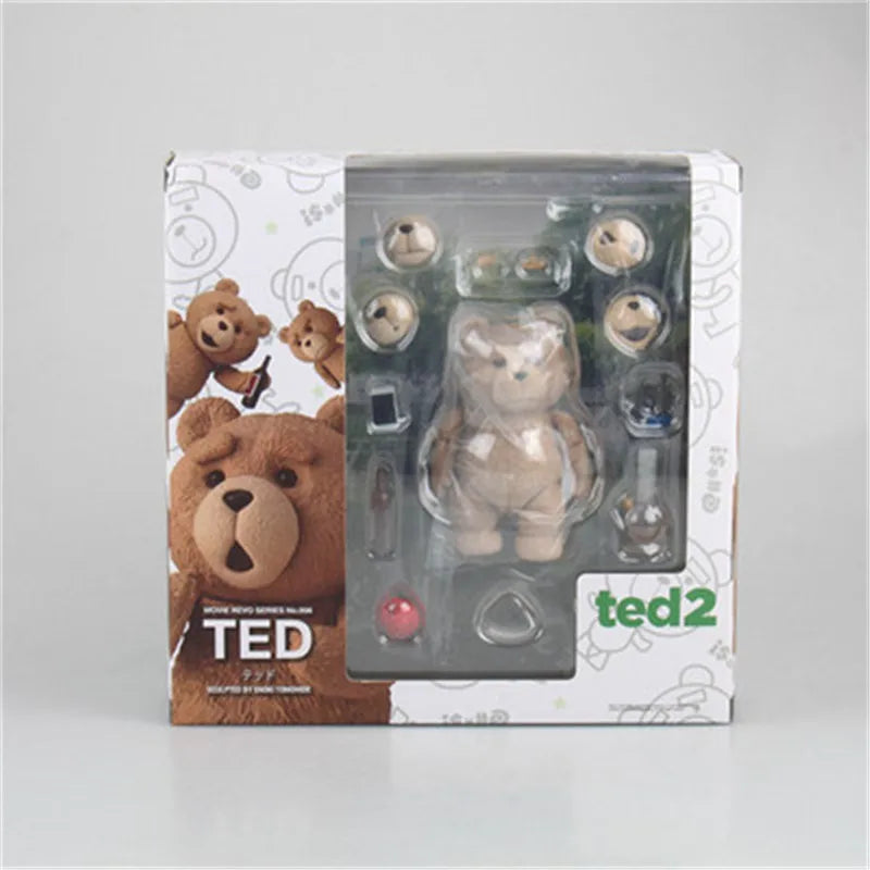 Adorno desmontable para salpicadero de coche, figura de Ted 2, accesorios de decoración de coche, juguete automático para película Ted, regalo de cumpleaños