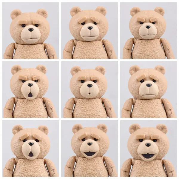 Adorno desmontable para salpicadero de coche, figura de Ted 2, accesorios de decoración de coche, juguete automático para película Ted, regalo de cumpleaños