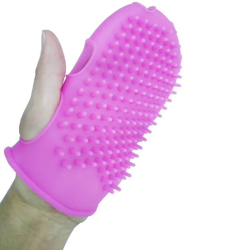 Cepillo de baño de masaje de piel de silicona para exfoliante corporal, guantes de ducha, toalla, masajeador, herramienta de baño, limpieza del estrés, relajación de la salud