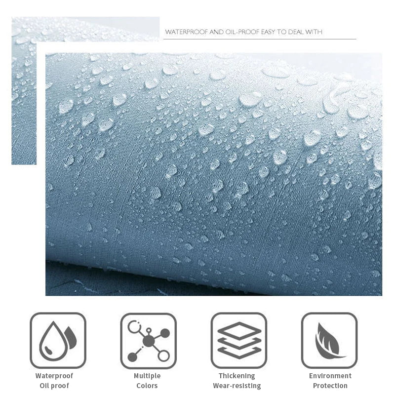 WOKHOME-papel tapiz autoadhesivo de vinilo de Color sólido, papel de Contacto impermeable, pegatina de pared, película, papeles de pared en rollos, decoración del hogar