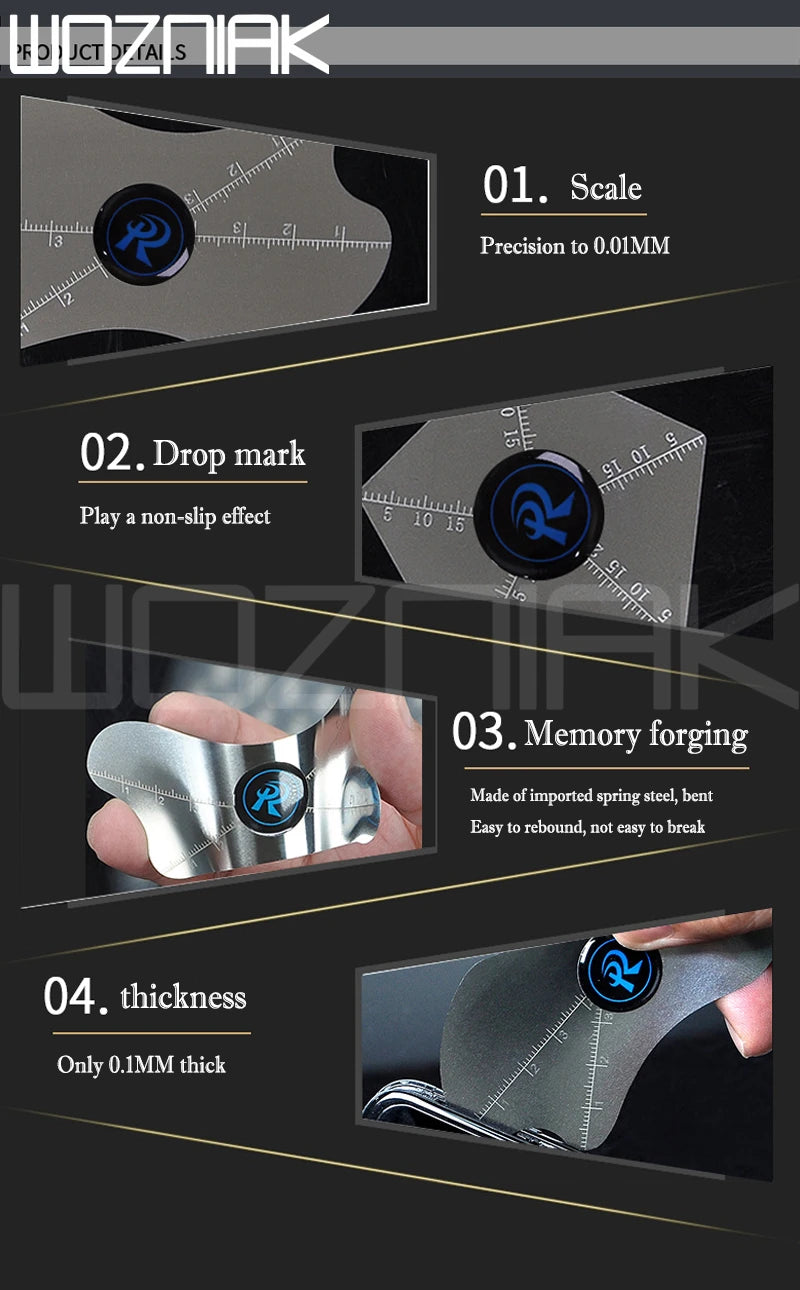 Lo más nuevo, herramienta de apertura de acero de 0,1mm de Metal ultrafino con pantalla curva para teléfono móvil, Ipad, pantalla de ordenador portátil, herramienta de palanca de apertura de separación