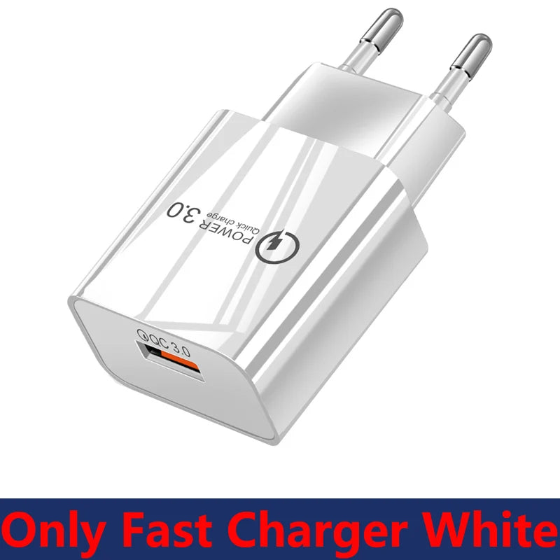 Cargador rápido para Huawei Mate 40 30 20 Pro P50 P40 P30 P20 Xiaomi Redmi Note 10 9 8 Pro 8T 9T 8A 6A Cable tipo C de cargador rápido