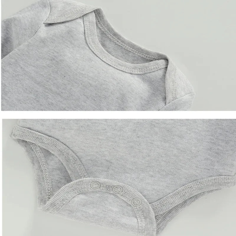 Lawadka-Body de algodón para recién nacidos, ropa de manga larga para las cuatro estaciones, ropa para bebés y niños, mono, peleles sólidos para bebés de 3 a 24M
