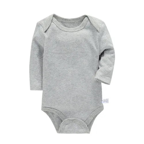 Lawadka-Body de algodón para recién nacidos, ropa de manga larga para las cuatro estaciones, ropa para bebés y niños, mono, peleles sólidos para bebés de 3 a 24M