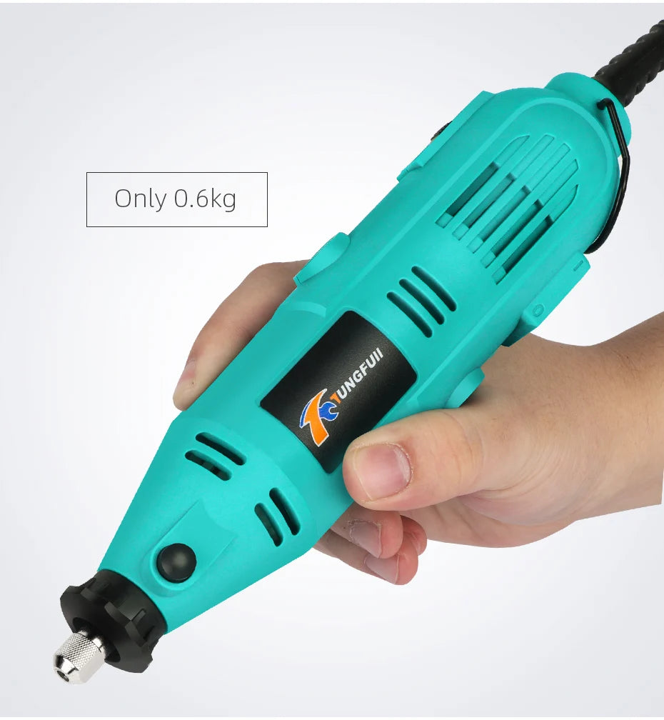Tungfull-Mini taladro eléctrico, accesorios de brocas, herramientas de carpintería, velocidad Variable, herramienta rotativa eléctrica, Mini amoladora de taladro