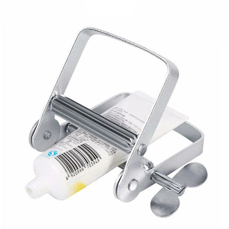 Dispensador Manual de Pasta Dental Metálico, Soporte para Tubos de Pintura, Cosméticos y Cremas