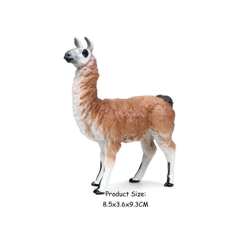 Juego de figuritas de ciervo de alce de simulación, juguete de Cervatillo de cola blanca, modelo de Animal del bosque, figuras familiares, juguetes Toppers de pastel