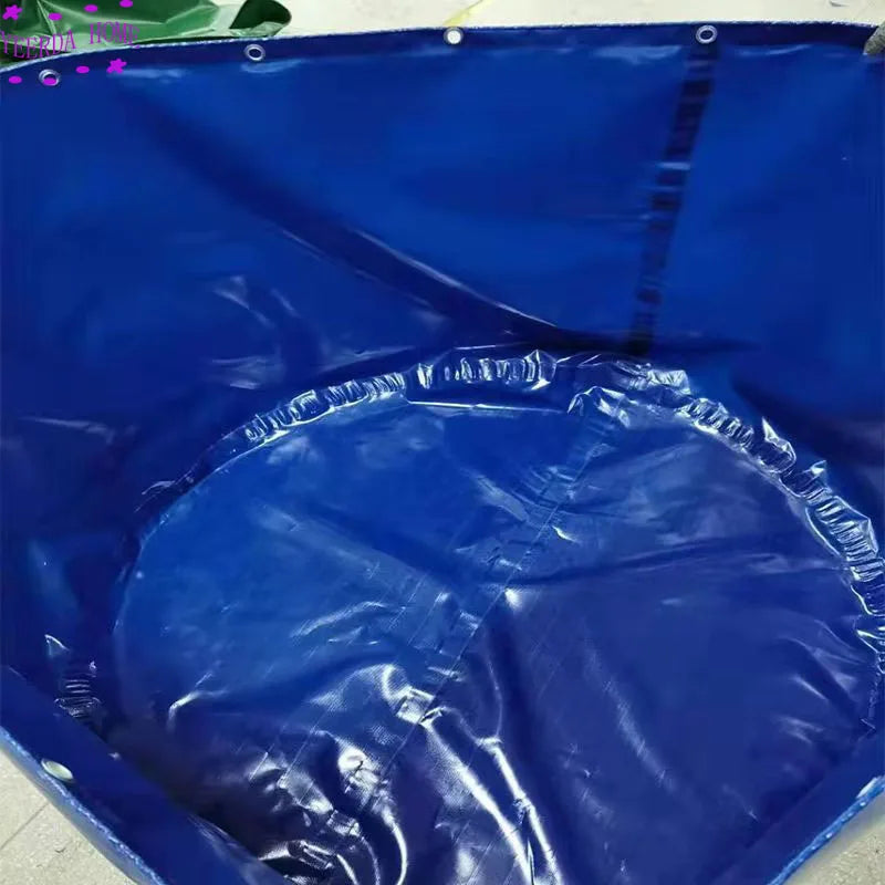 Tanque de lona de 3m de diámetro, estanque de cultivo de peces de Pvc grueso, depósito Circular, piscina puede personalizar el tamaño