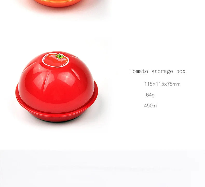 Caja de almacenamiento creativa para cocina, recipiente para verduras, cebolla, ajo, aguacate, tomates, limón, pimienta verde fresca