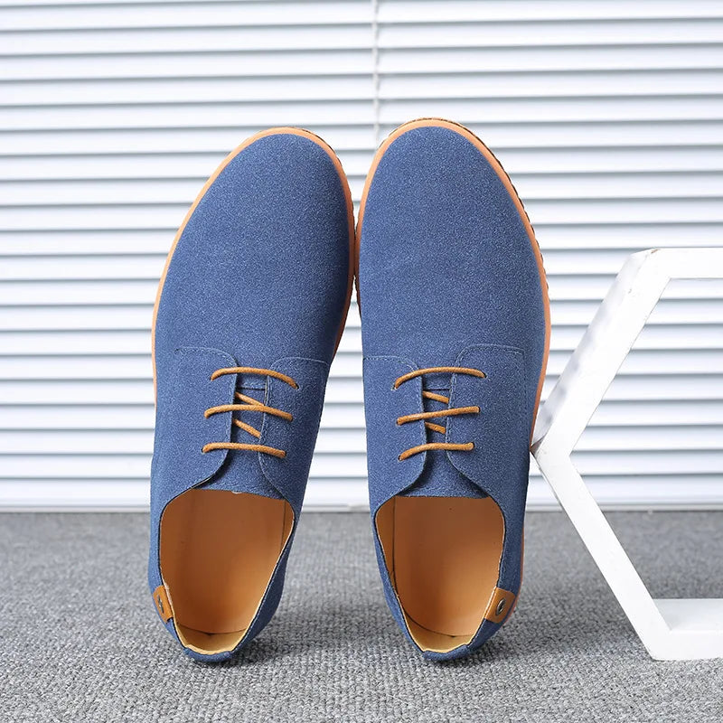 Nuevos zapatos de vestir para hombre, zapatos clásicos de cuero informales para hombres de negocios, zapatos Oxford italianos para hombres, zapatos planos negros, talla 46