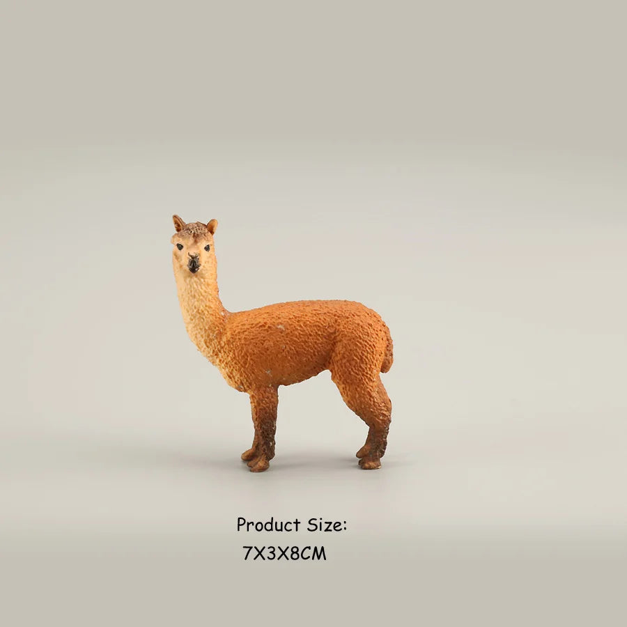 Juego de figuritas de ciervo de alce de simulación, juguete de Cervatillo de cola blanca, modelo de Animal del bosque, figuras familiares, juguetes Toppers de pastel