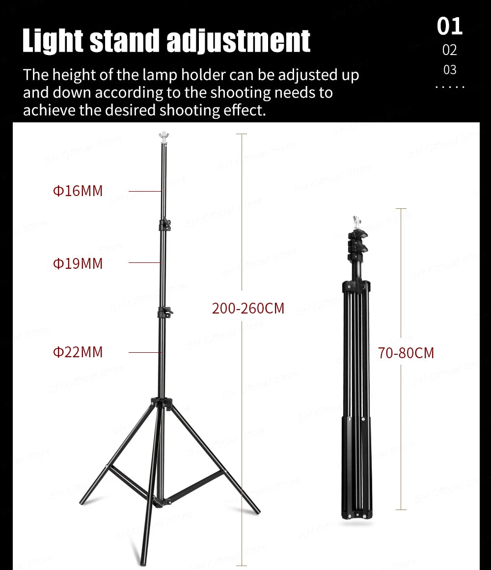 Sistema de soporte de fotografía, trípode de fondo ajustable, Kits de estudio fotográfico, marco de fondos de pantalla verde Chromakey, soporte de fondo