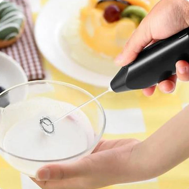 Espumador de leche inalámbrico, batidor de café, licuadora eléctrica, batidor de huevos, Mini Espumador, agitador con mango, máquina para capuchino, herramientas de cocina
